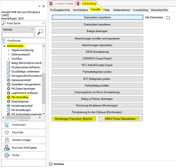 PreischeckReportInterfaceSample